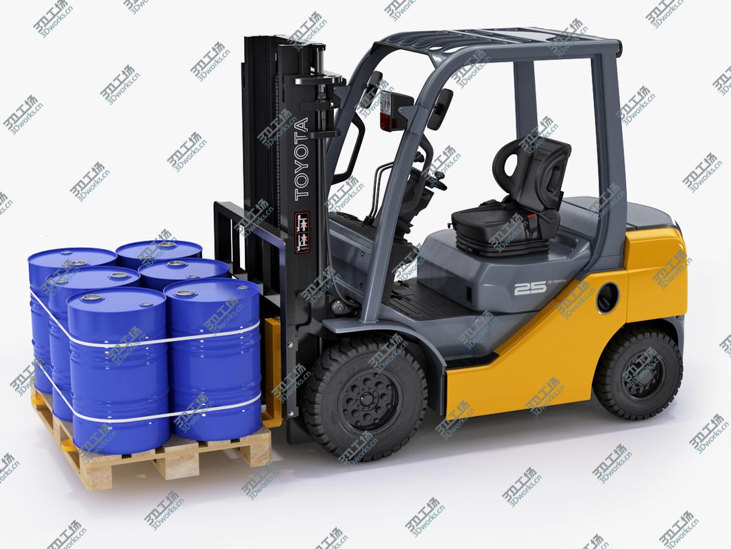 images/goods_img/20210113/Forklift Toyota 8FD25 and pallet set/2.jpg